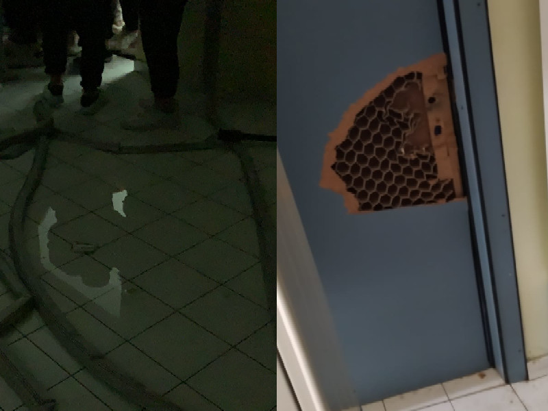 Cagliari, devastazione al liceo Michelangelo: “Porte rotte, estintori srotolati e furti durante l’occupazione”