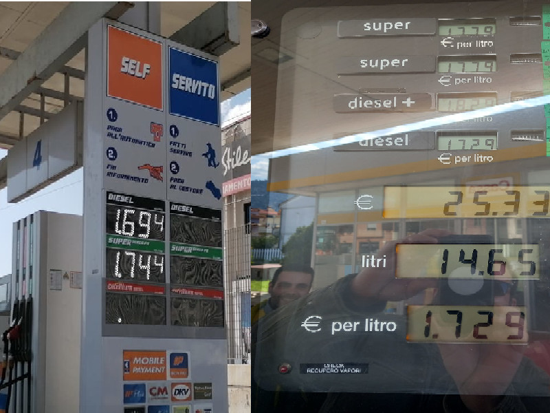 Benzina, primi tagli ufficiali anche a Cagliari e provincia: un litro a 1,66 euro a Settimo San Pietro e 1,77 a Guspini