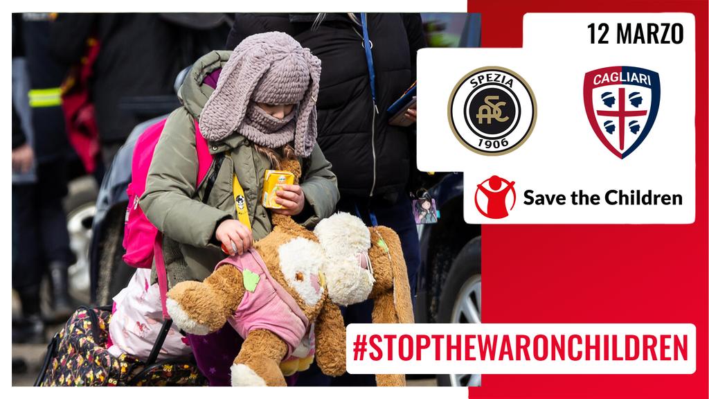 Spezia-Cagliari, match del cuore: parte dell’incasso donato in beneficenza ai bimbi dell’Ucraina