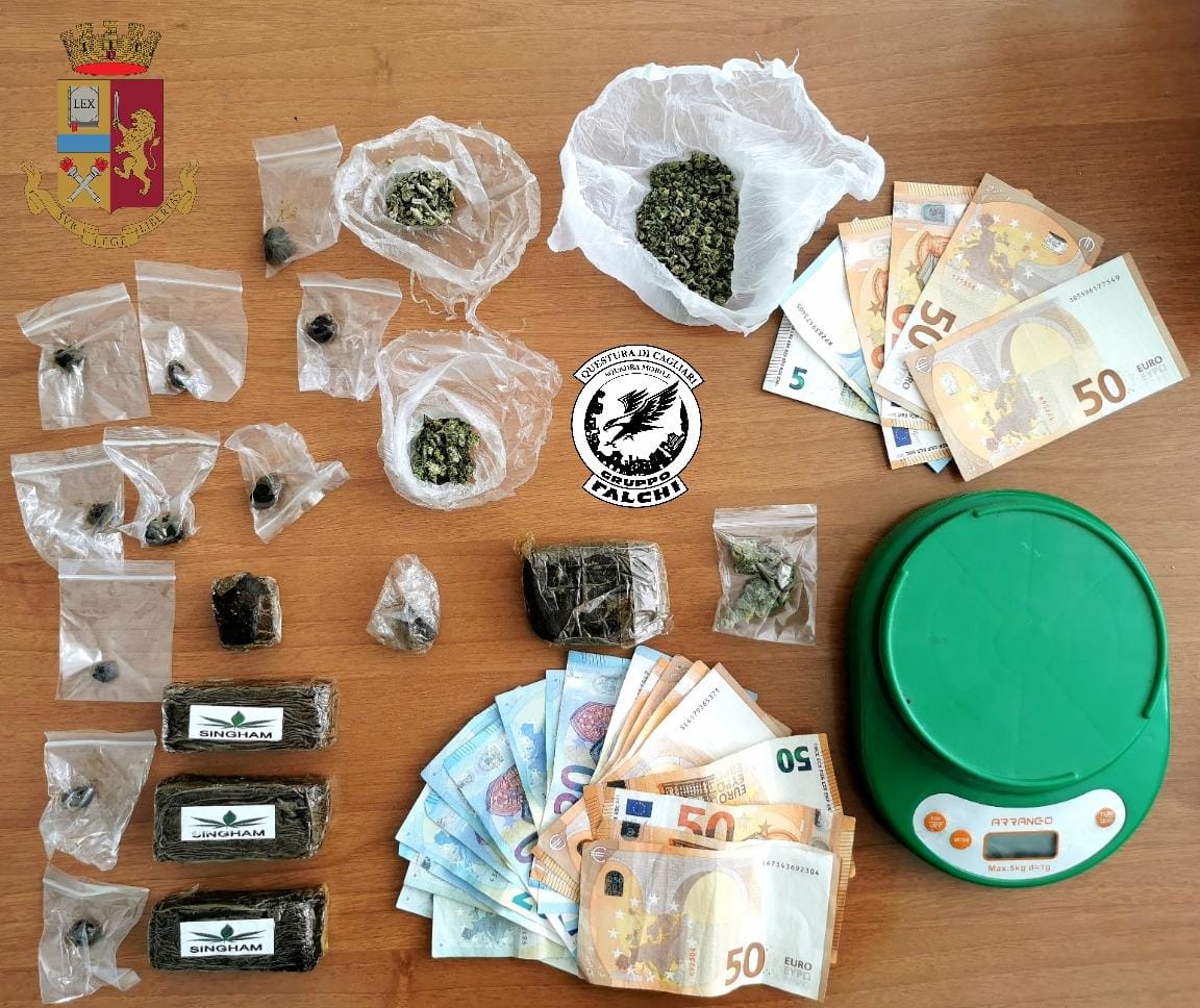 Spaccio di droga a Cagliari: padre e figlio arrestati dalla polizia