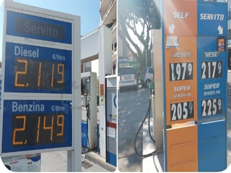 A Cagliari benzina carissima a 2,25 euro, stangata servita anche nell’hinterland: gasolio a 1,95