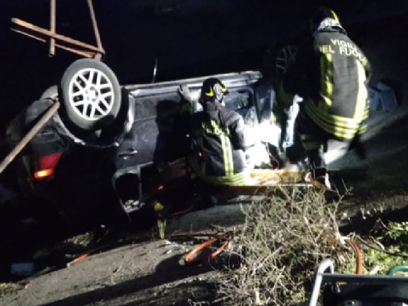 Tragedia a San Gavino Monreale: auto si ribalta e finisce fuori strada, addio a Antonio Michittu