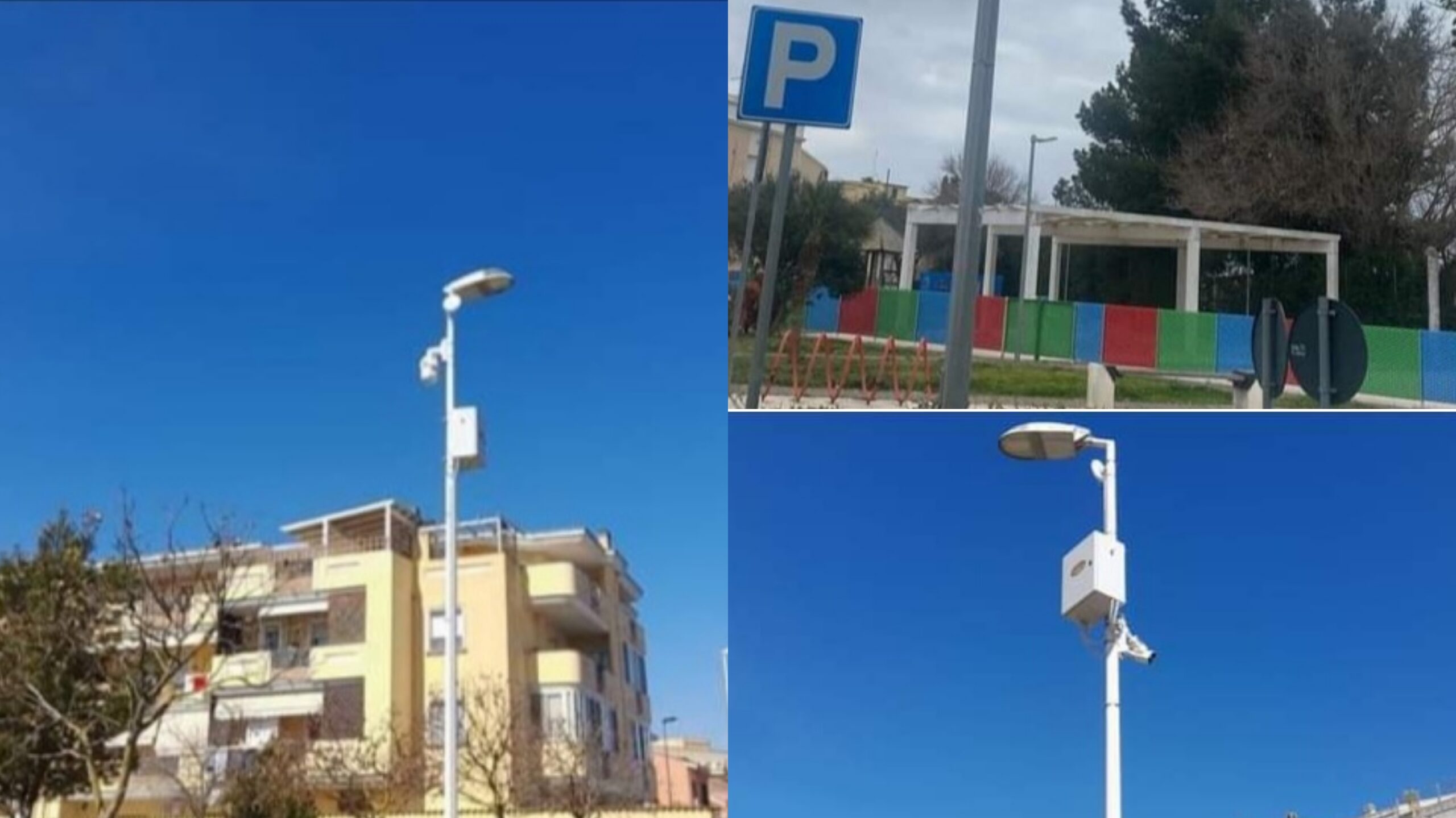 Assemini, nuove telecamere per scovare chi abbandona i rifiuti e vandalizza i giochi al parco