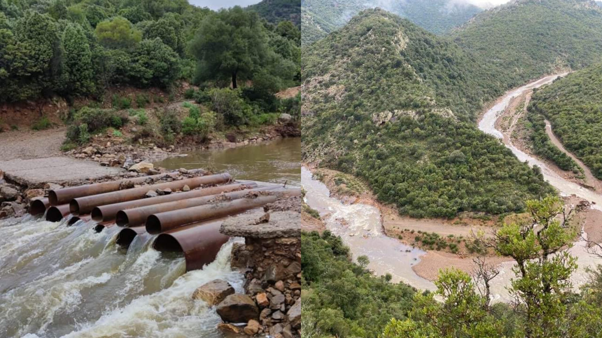 Sarroch, danneggiati due guadi a causa delle forti piogge di ieri durate 20 ore: fiumi ingrossati