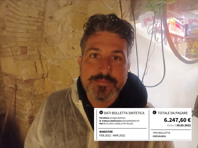 Cagliari, bolletta choc per il ristoratore: “6247 euro per due mesi, un delirio”