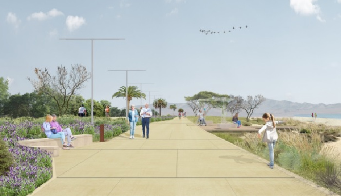 Quartu, sì al progetto milionario per il nuovo Poetto: piste per runner e parco vista mare