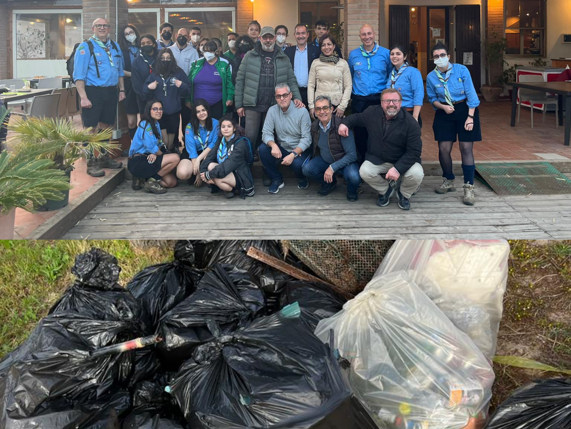 Capoterra, i volontari ripuliscono La Maddalena spiaggia