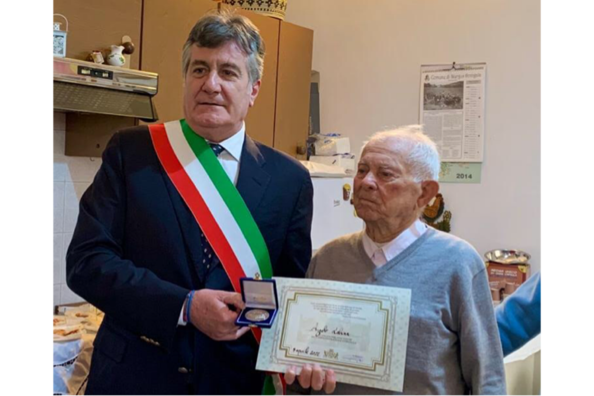 Angelo Lobina è il nuovo centenario di Cagliari: per lui il saluto e la celebrazione del Comune