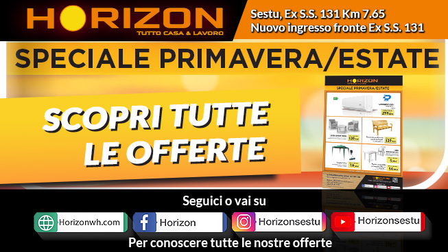 Speciale Primavera/Estate: Horizon inaugura la bella stagione con tantissime novità
