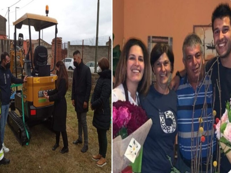 Nuraminis, una ruspa nuova per la Protezione Civile: “Donata dalla famiglia di un morto di Covid”