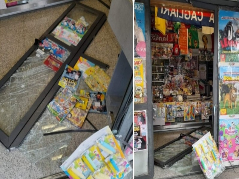 Sestu, svaligiata l’edicola di via Monserrato: i ladri fanno razzia di monete