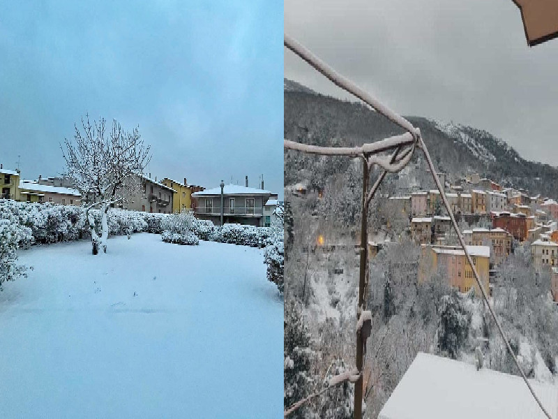 Neve spettacolare ad aprile sulla Sardegna: paesaggi fiabeschi da Seui a Nuoro e da Macomer a Tonara (VIDEO)