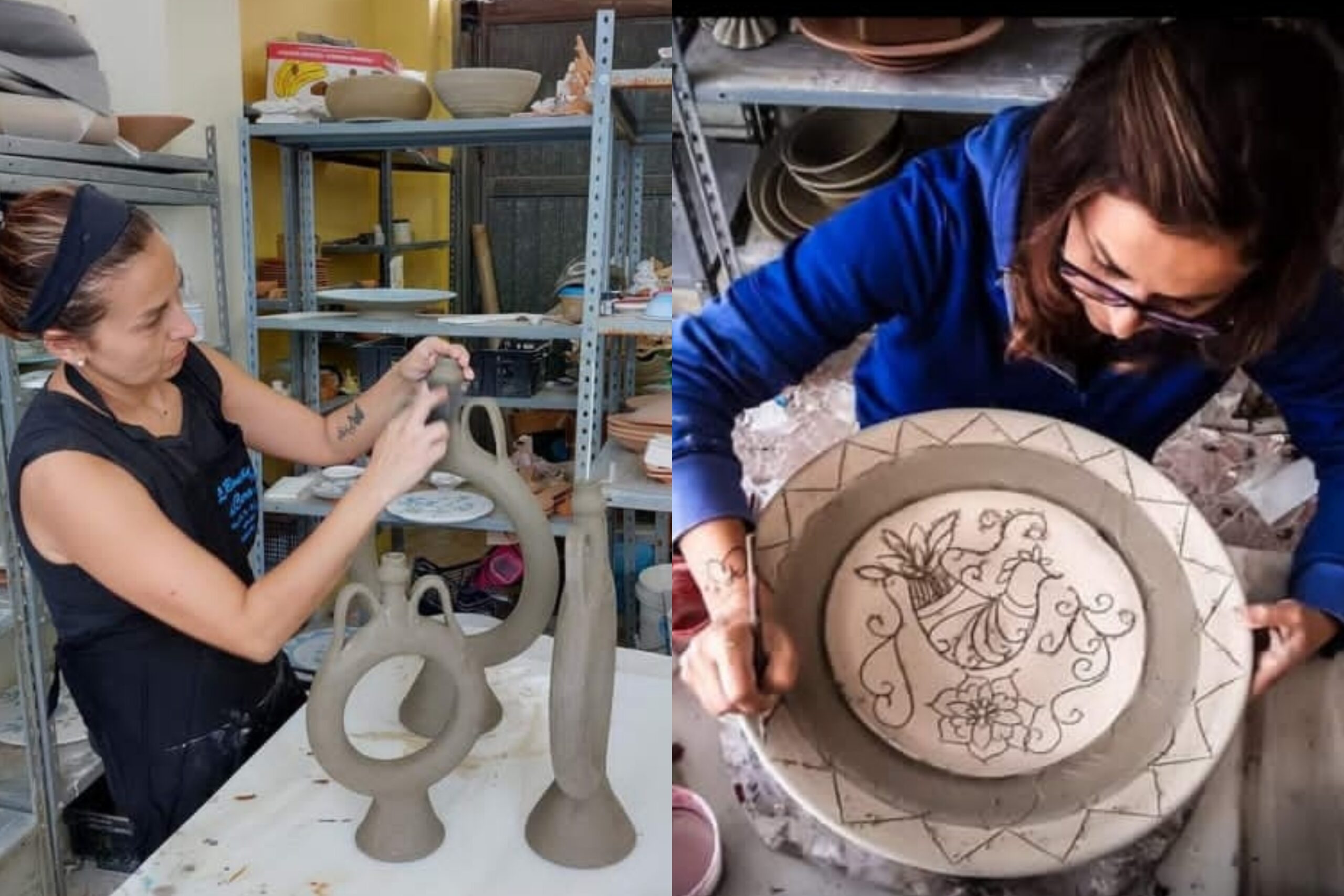 Serrenti, realizza a mano opere in ceramica: della sua passione ha fatto un lavoro