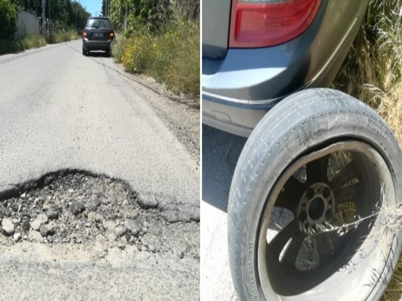 Quartu, il triste record di Tonino: “La mia Mercedes rovinata 3 volte per colpa delle buche”