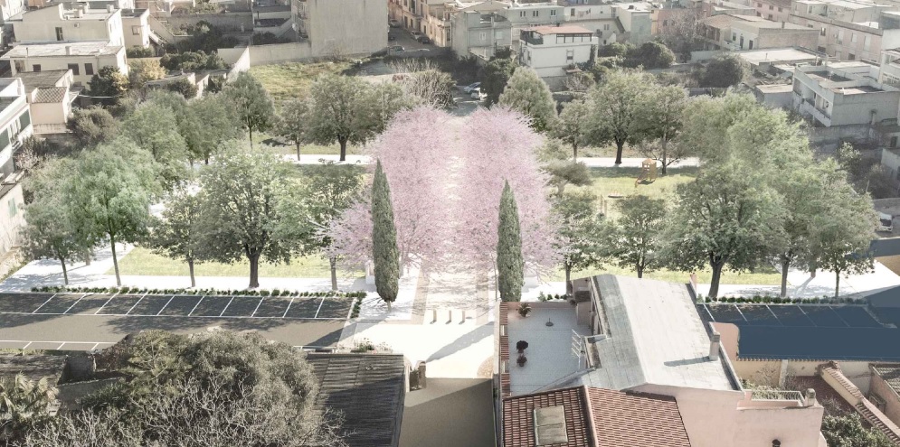 Monserrato, tanto verde con panchine e area picnic: ecco il parco sopra l’ex cimitero