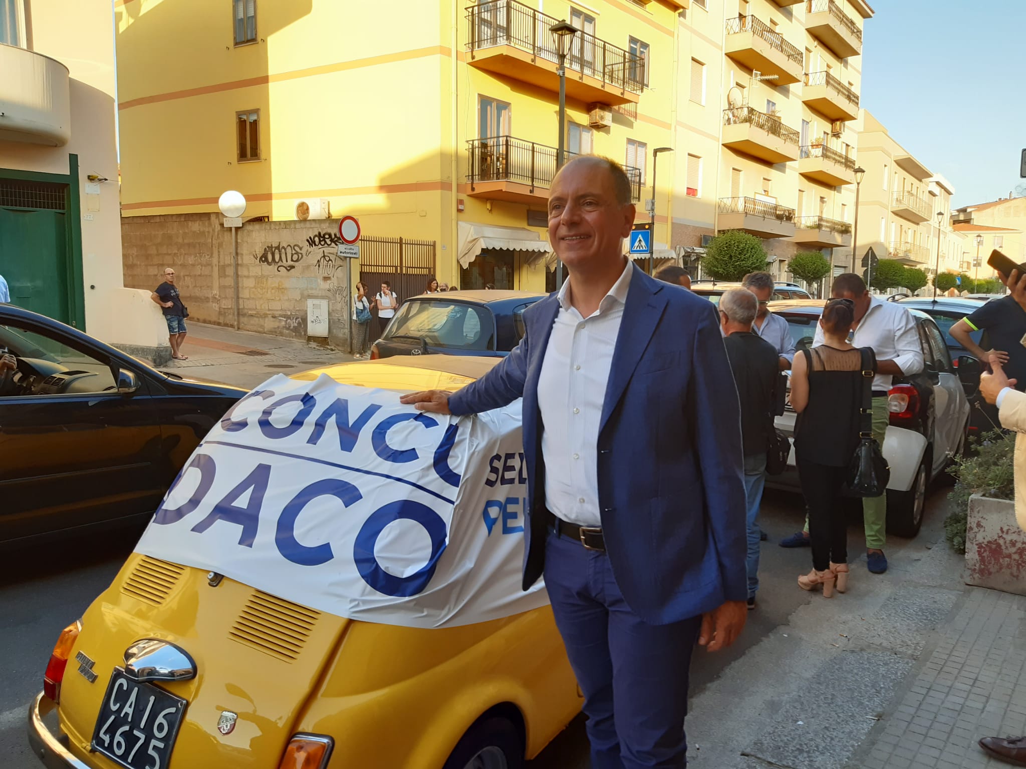 Concu  a valanga, col 59% riconfermato sindaco di Selargius