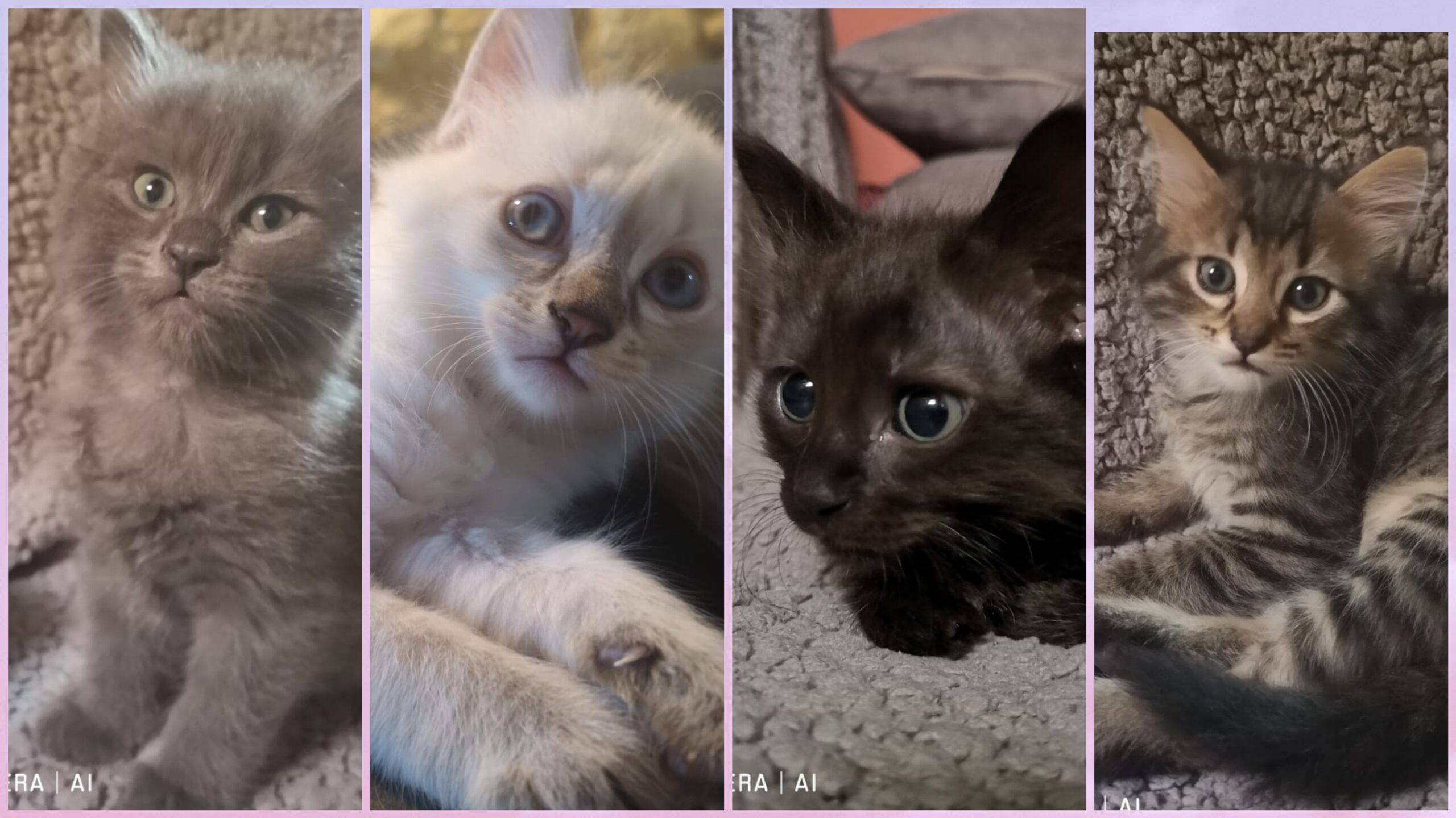 L’appello del cuore di Monica a Radio Zampetta Sarda: “Adottate questi 4 gattini”