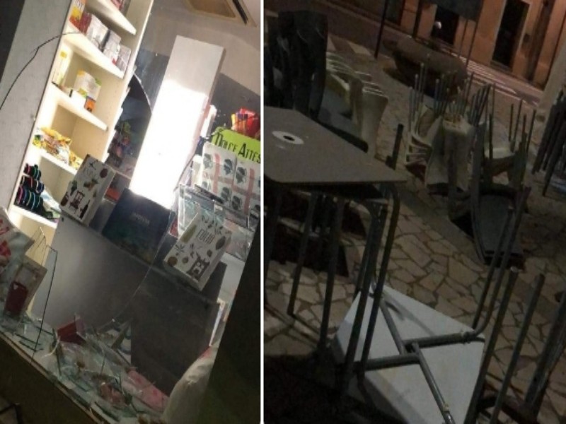 Follia a Muravera, giovani devastano un bar e sfondano una vetrina: “Episodio vomitevole”