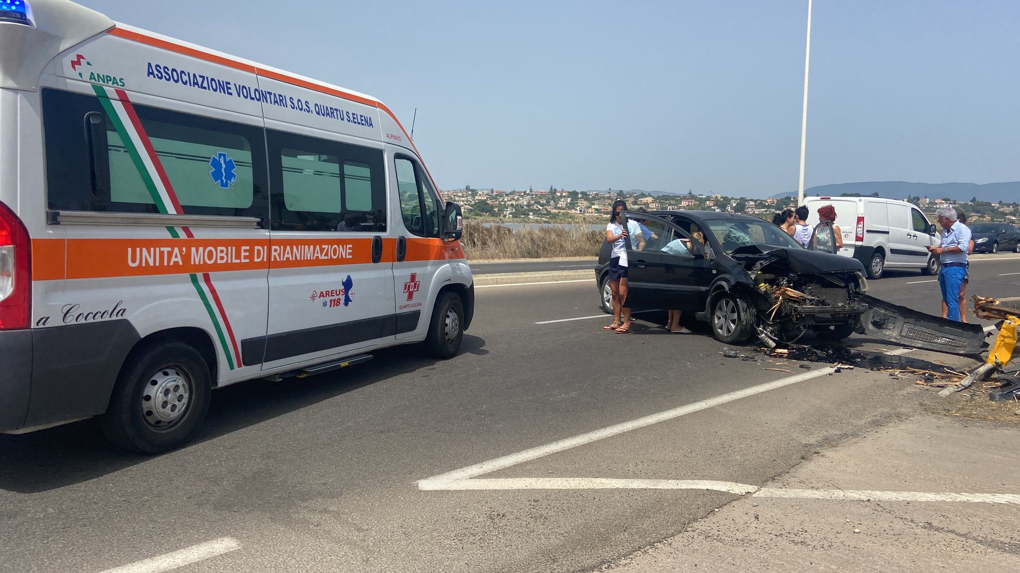 Schianto a Quartu, una 80enne al volante dell’auto: tra i feriti un anziano e un 92enne