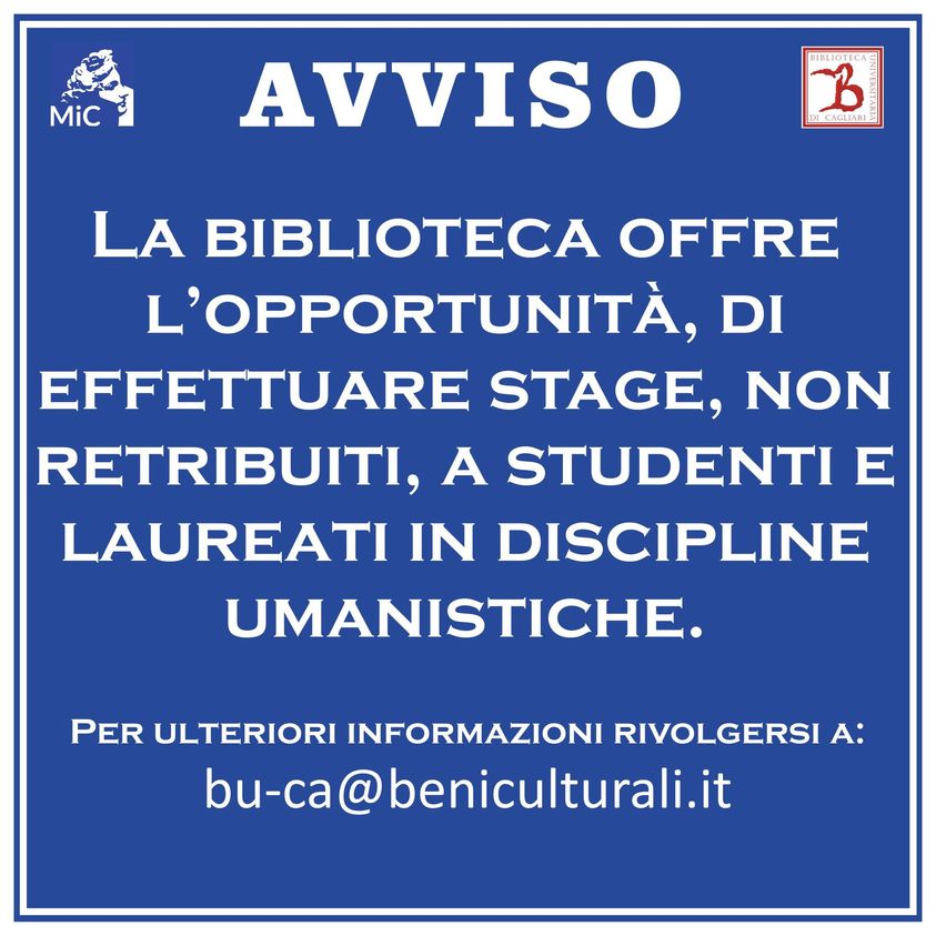 Stage non retribuiti nella biblioteca universitaria di Cagliari, l’ira della Cgil: “Proposta vergognosa”