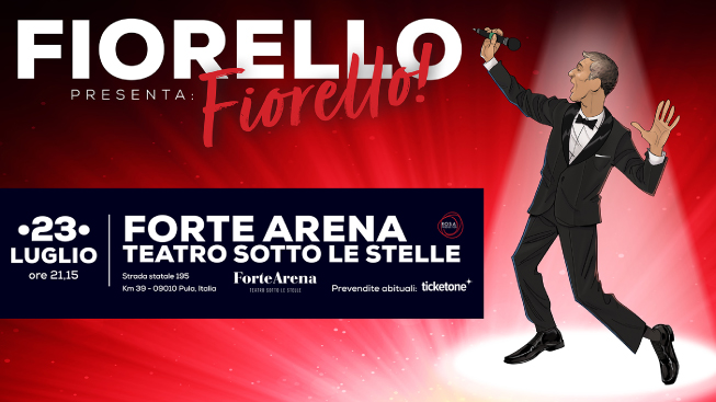 Rosario Fiorello alla Forte Arena con il suo show
