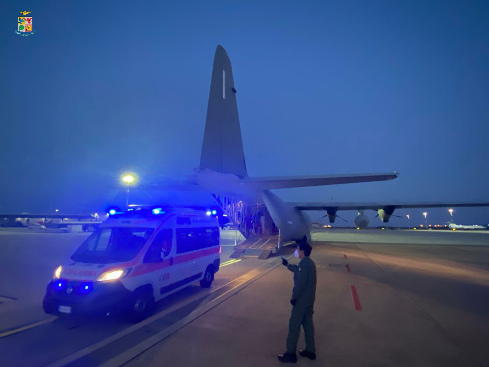 Positiva al Covid a 9 anni e in pericolo, scatta il volo salvavita da Elmas a Fiumicino