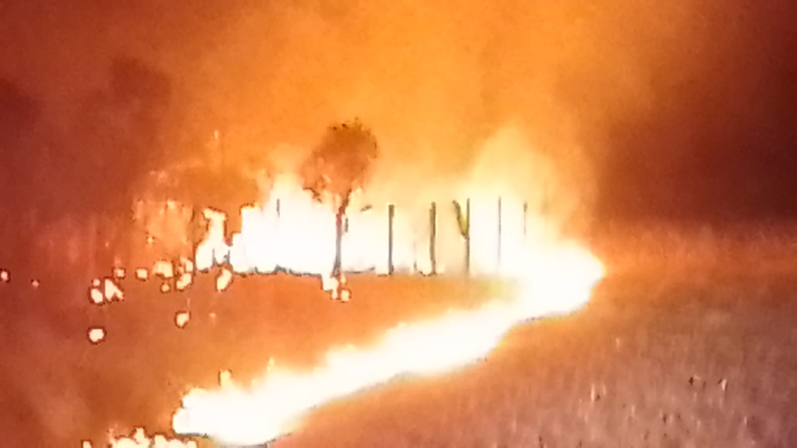 Incendio minaccia le abitazioni, paura nella notte a Villaspeciosa