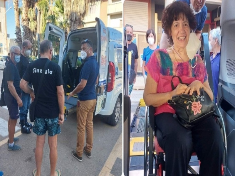 Negozianti dal cuore d’oro, raccolta fondi riuscita: nuovo pullmino per disabili a Muravera