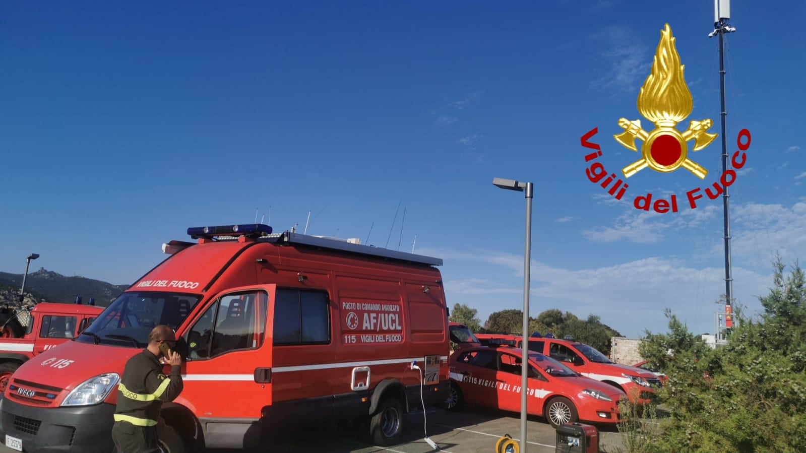 Ansia per la sorte di una 75enne sparita da Porto Cervo, ricerche serrate dei Vigili del fuoco