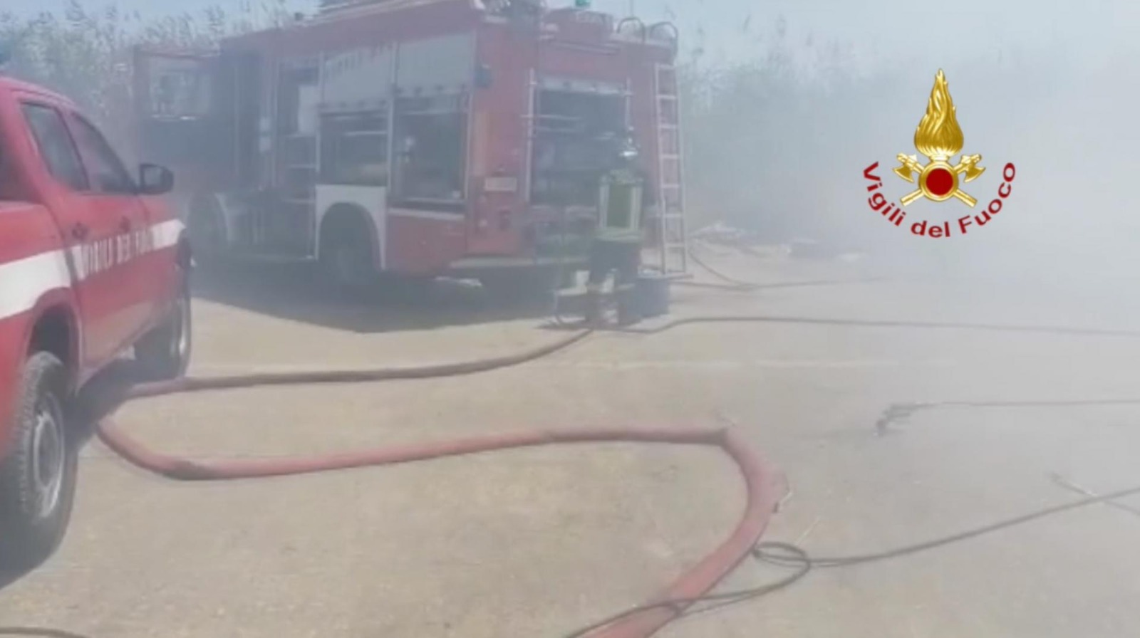 A Quartu 3 vigili del fuoco eroi: “Hanno avuto un colpo di calore ma sono tornati subito a lottare”