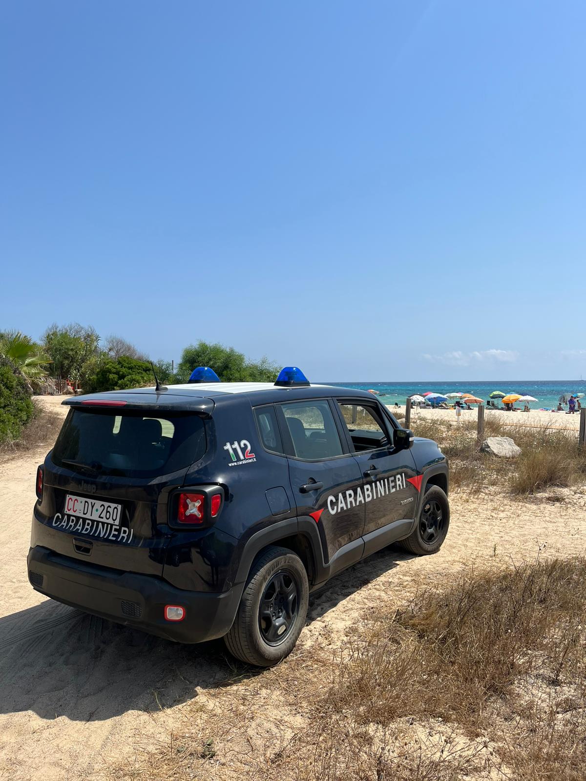 Villasimius, il Pitbull libero crea timore tra i bagnanti in spiaggia: arrivano i carabinieri