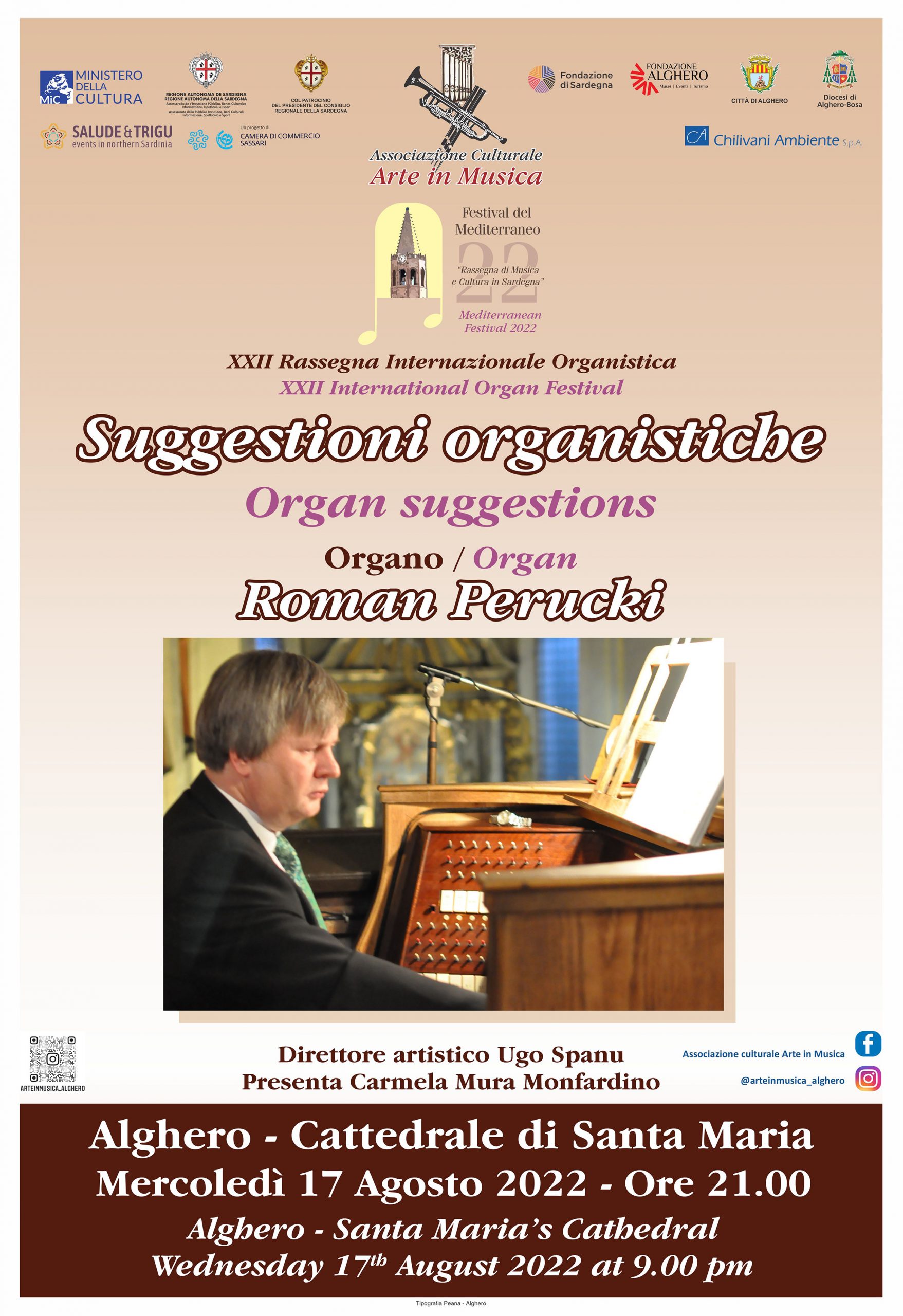 XXII Rassegna Internazionale Organistica, Roman Perucki ad Alghero