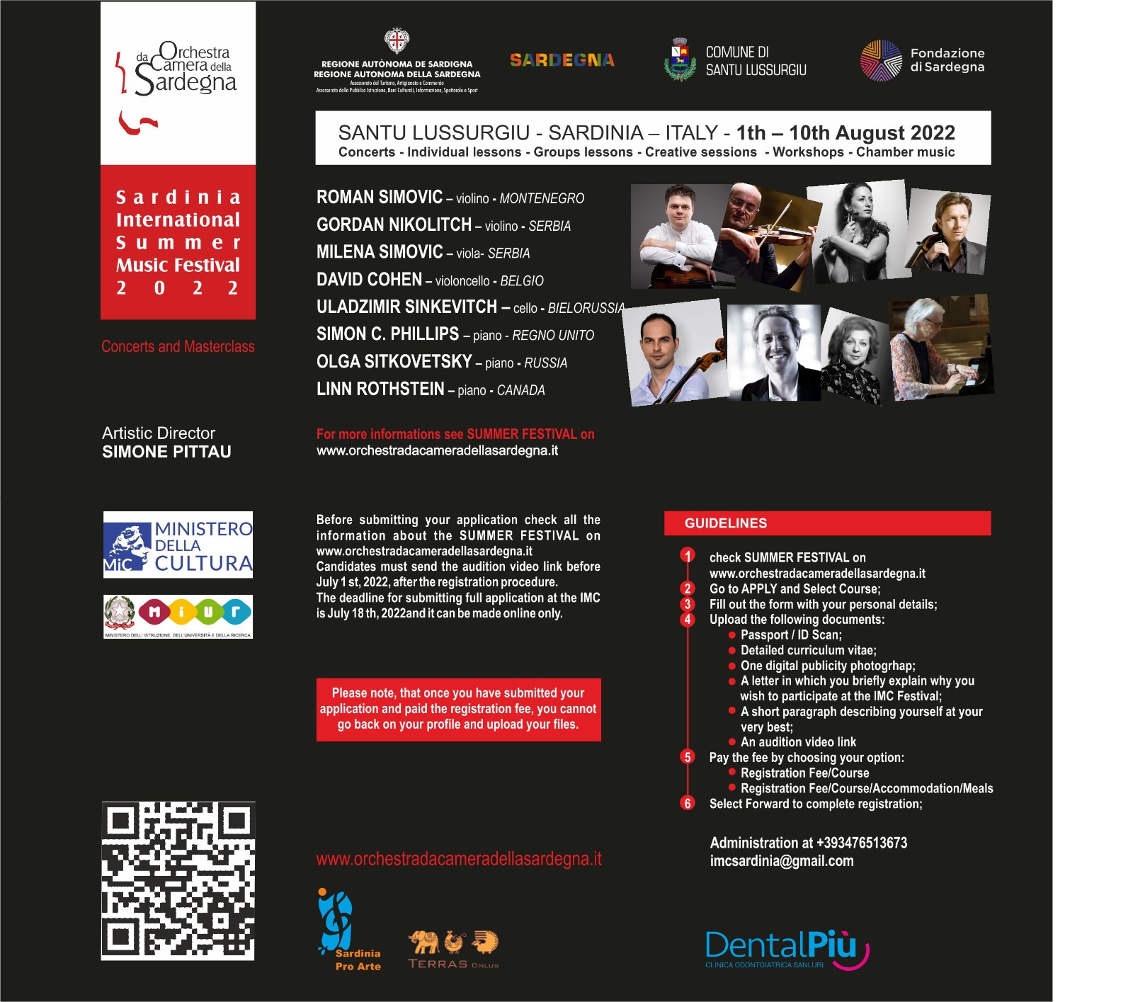 Santulussurgiu, Festival Internazionale di Musica Classica 2022