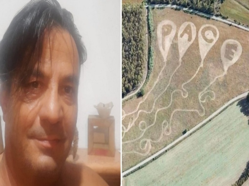 Villaspeciosa, i disegni nel grano mozzafiato di Luigi Serra: “Così possiamo attirare tanti turisti”