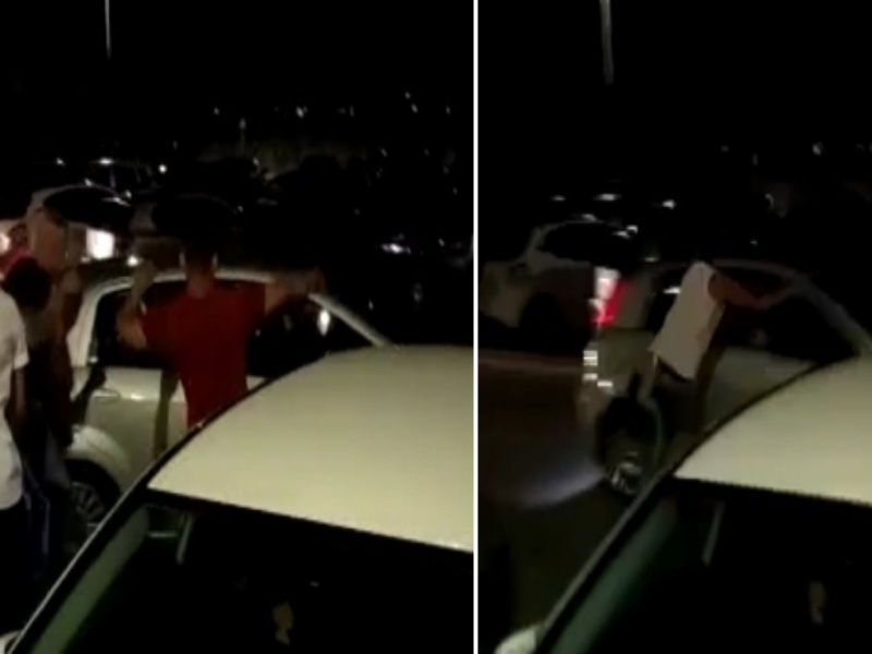 Quartu, follia al Poetto: sgomma con l’auto tra la folla e investe una persona (VIDEO)