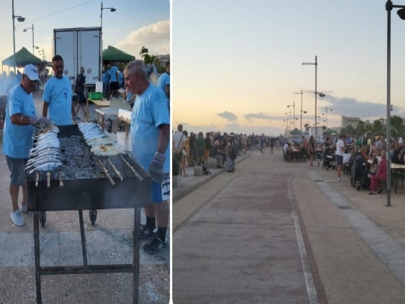 Cagliari, risorge la sagra del pesce: pienone a Sant’Elia tra orate arrosto e frittura di calamari 