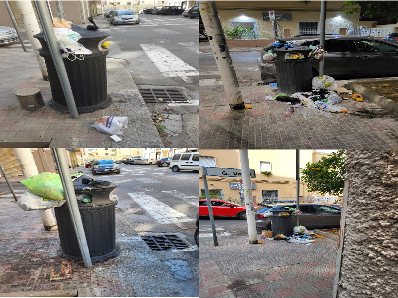 Cagliari, centro invaso dai rifiuti: “A San Benedetto marciapiedi appestati da spazzatura, escrementi e volantini”