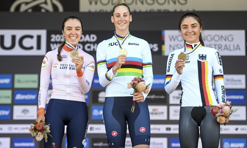 Vittoria Guazzini campionessa del mondo di ciclismo su pista a cronometro