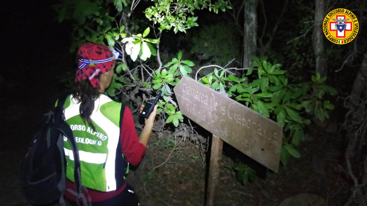 Si perdono nelle campagne a Teulada, due escursionisti salvati nella notte dal Soccorso Alpino