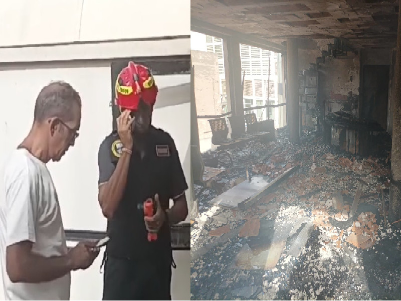 Palazzo a fuoco a Cagliari, la disperazione dei titolari dello studio dentistico in cenere: “È tutto distrutto”