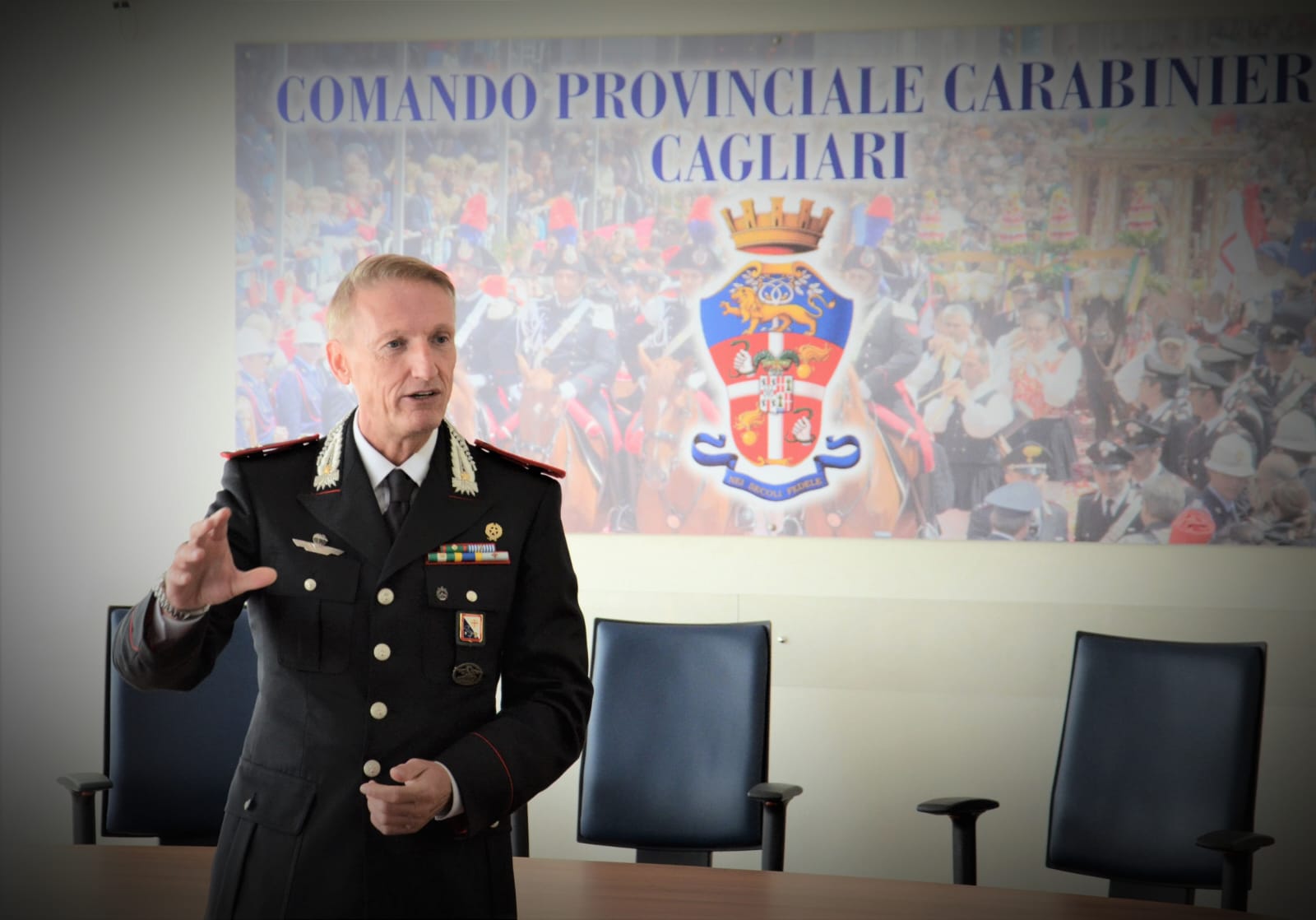 Cagliari, Luca Corbellotti nuovo comandante provinciale dei carabinieri: “La Sardegna è il paradiso dell’Italia”