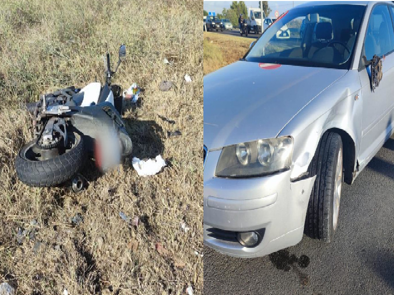 Pauroso schianto sulla Ss 554, moto contro auto: 56enne in gravi condizioni al Brotzu