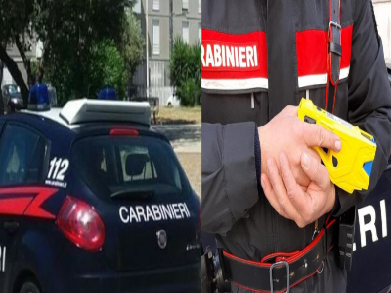 Cagliari, maltratta la compagna e minaccia i carabinieri con un coltello: 66enne bloccato col taser