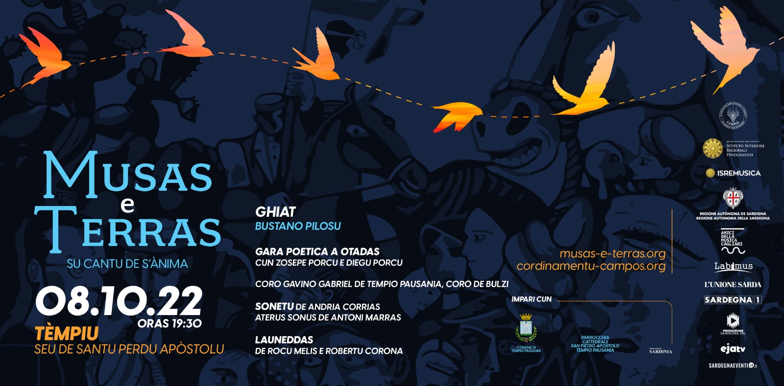 Musas e Terras, a Tempio il quinto e ultimo appuntamento