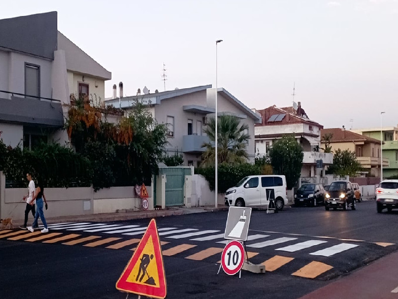 Quartu, più sicurezza per pedoni e automobilisti: nuovi cartelli e segnaletica dal centro alla periferia