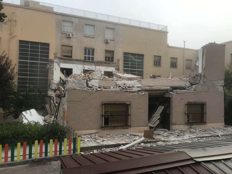 Cagliari, crollo dell’aula magna e strage sfiorata: indaga la Procura