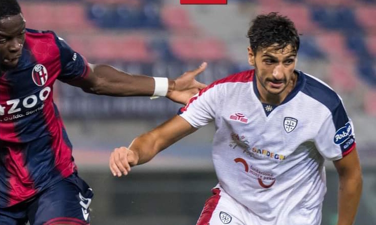 Il Cagliari fuori dalla Coppa Italia, col Bologna fatale un autogol di Obert al 69esimo