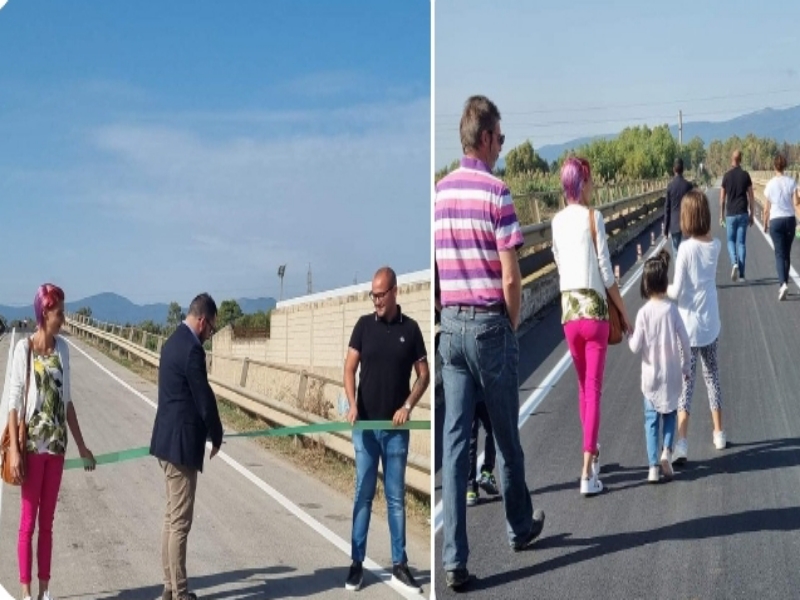 Serramanna esce dall’isolamento, riaperto dopo 10 mesi di lavori il Ponti Nou