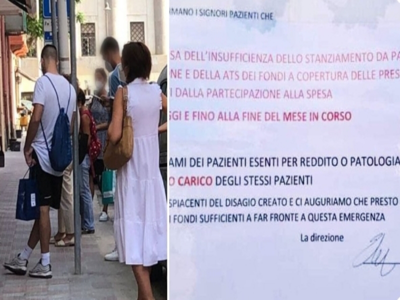 Sardegna, l’ennesima beffa per i malati: “Fondi finiti, costretti a pagarci gli esami”