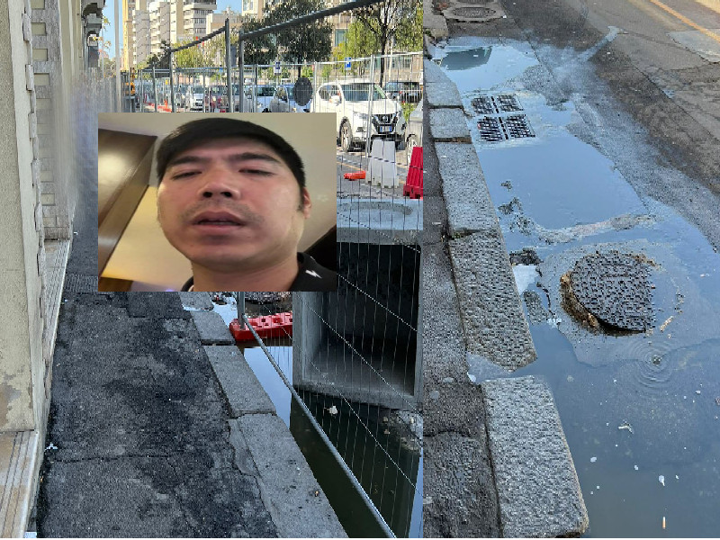 Cagliari, fogne ko e puzza nel caos di viale Diaz: “Devo chiudere il mio ristorante”